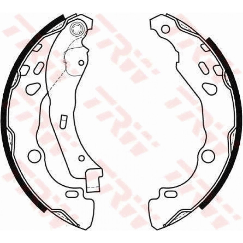 TRW GS8455 Kit ganasce freno per