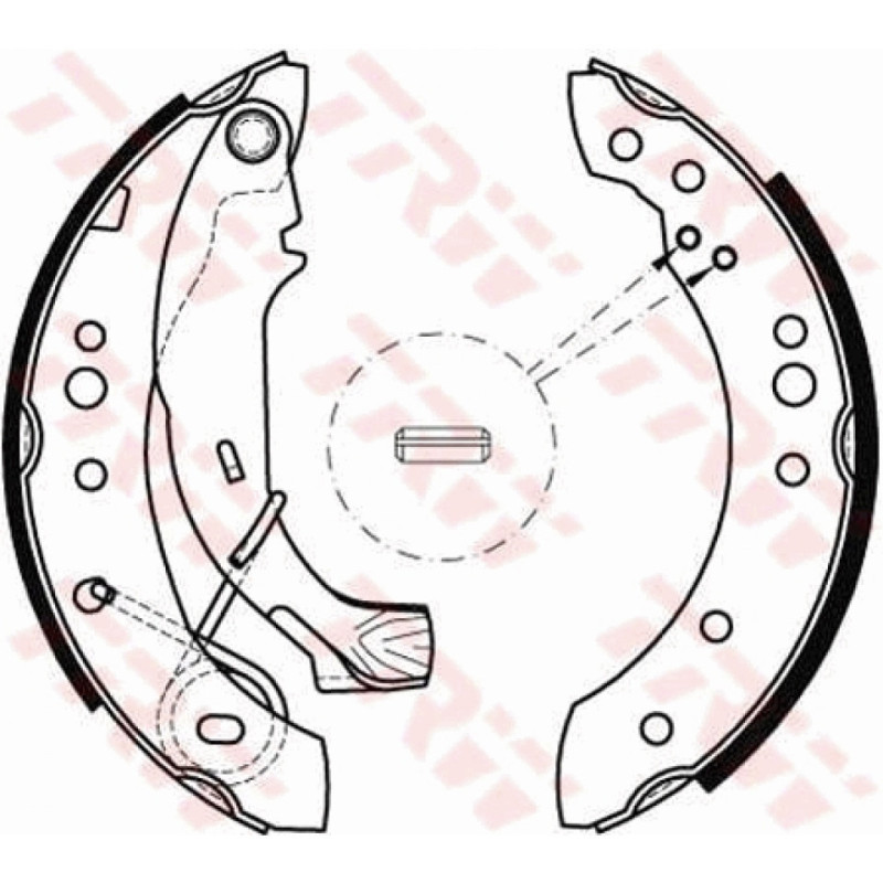TRW GS8467 Bremsbackensatz für
