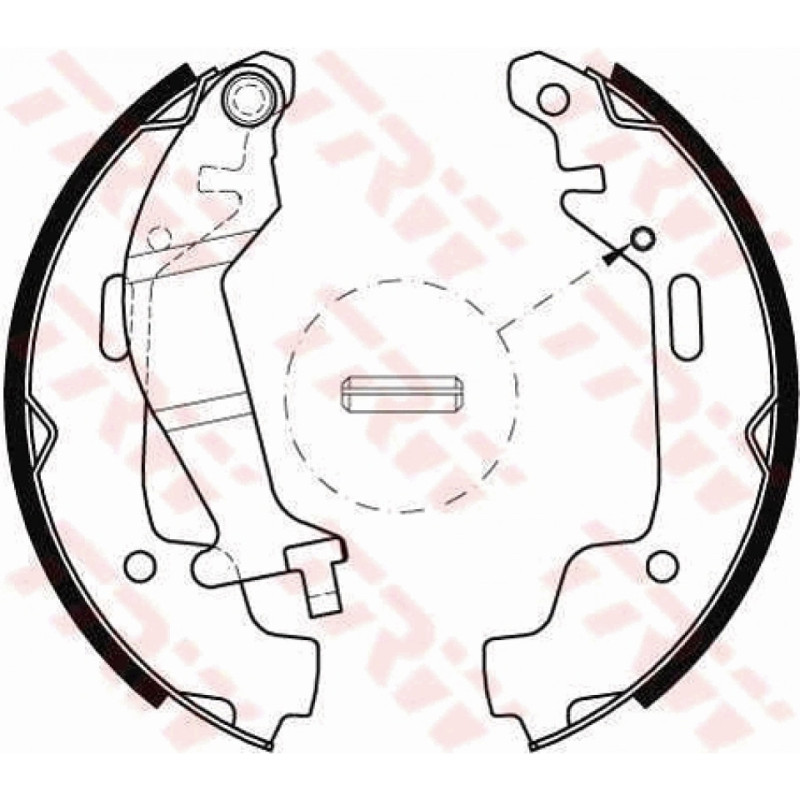 TRW GS8468 Brake Shoe Set Rear for