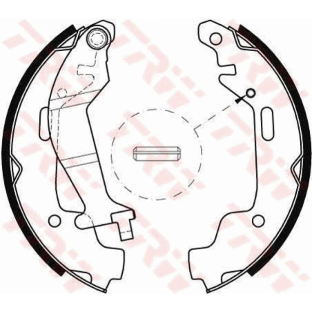 TRW GS8468 Brake Shoe Set Rear for