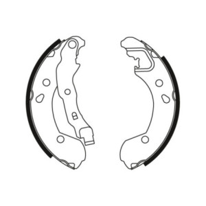 TRW GS8470 Kit ganasce freno per
