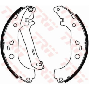 TRW GS8471 Brake Shoe Set Rear for