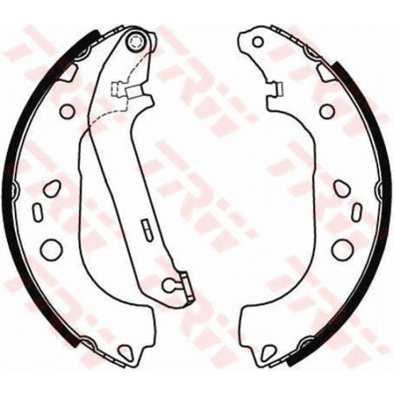 TRW GS8471 Brake Shoe Set Rear for