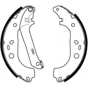 TRW GS8471 Brake Shoe Set Rear for