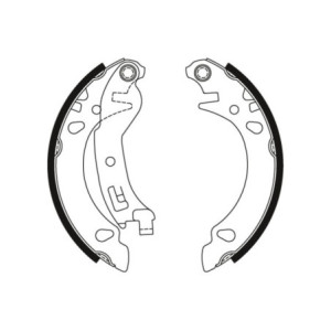 TRW GS8473 Bremsbackensatz für