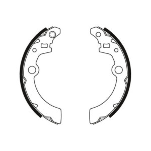 TRW GS8476 Kit ganasce freno per