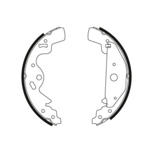 TRW GS8477 Brake Shoe Set for