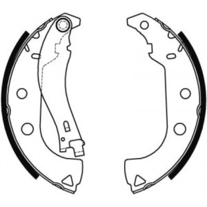 TRW GS8484 Kit ganasce freno per