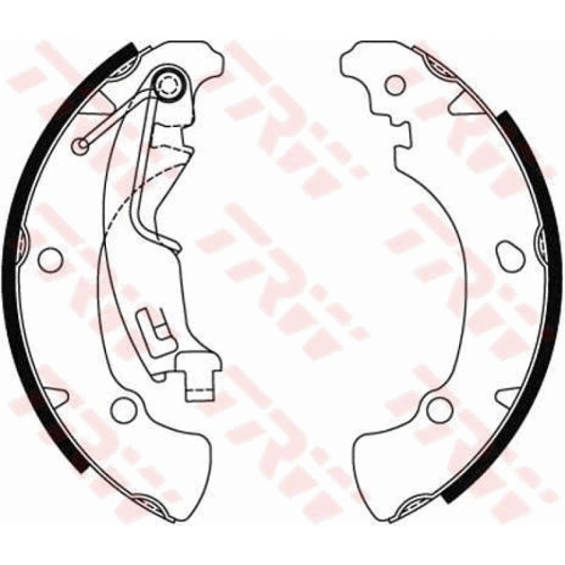 TRW GS8488 Brake Shoe Set Rear for