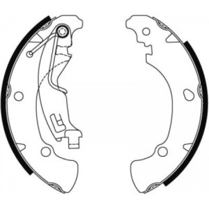 TRW GS8488 Brake Shoe Set Rear for