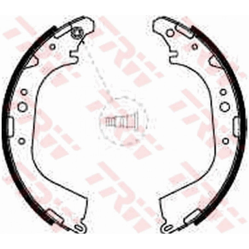 TRW GS8501 Brake Shoe Set Rear for