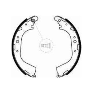 TRW GS8501 Jeu de mâchoires de frein pour