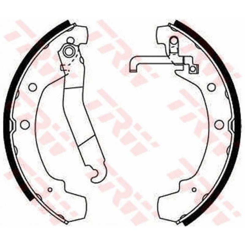 TRW GS8511 Brake Shoe Set Rear for