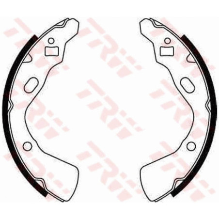 TRW GS8519 Brake Shoe Set Rear for