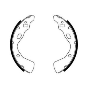 TRW GS8519 Jeu de mâchoires de frein pour