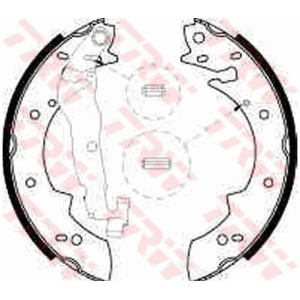TRW GS8524 Brake Shoe Set Rear for