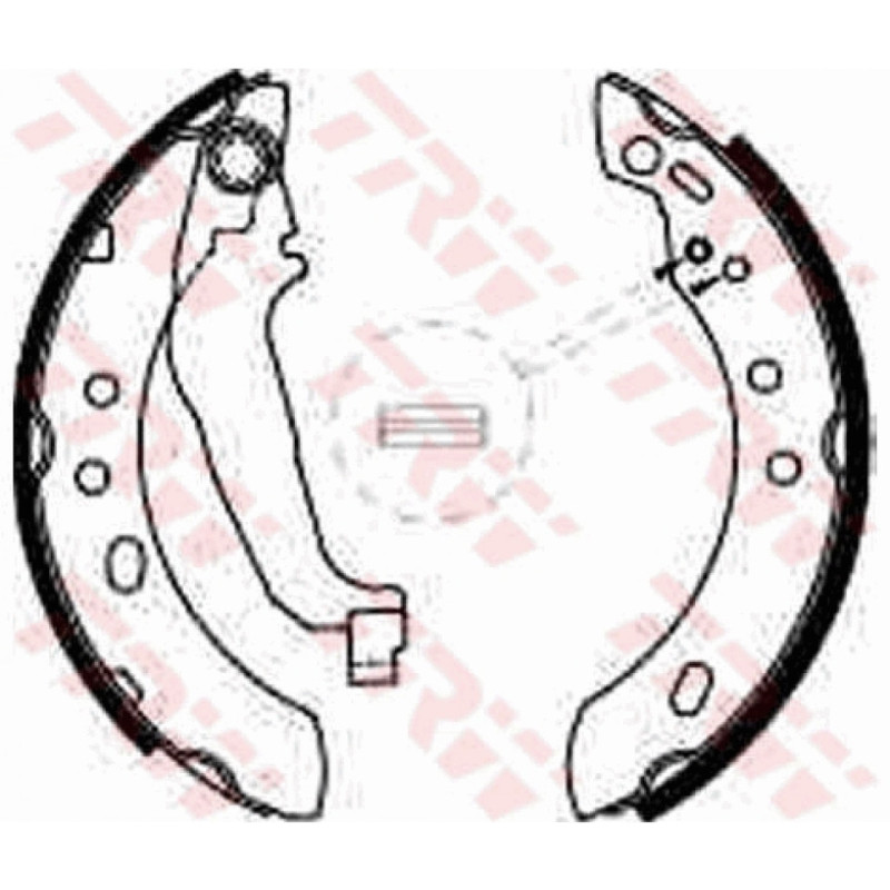 TRW GS8527 Brake Shoe Set Rear for