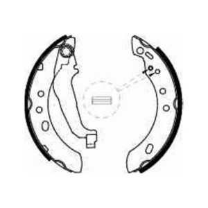 TRW GS8527 Brake Shoe Set Rear for