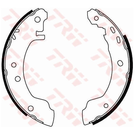 TRW GS8529 Bremsbackensatz für