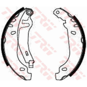 TRW GS8531 Brake Shoe Set Rear for