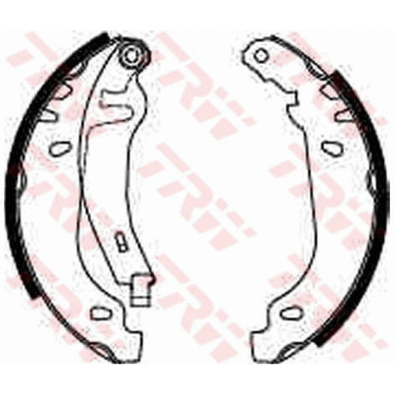 TRW GS8531 Brake Shoe Set Rear for