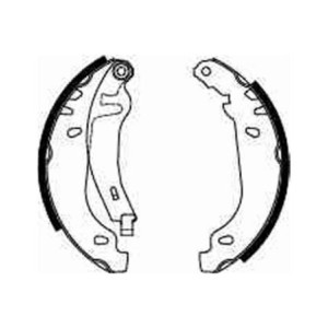 TRW GS8531 Kit ganasce freno per