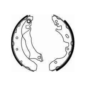 TRW GS8536 Brake Shoe Set Rear for