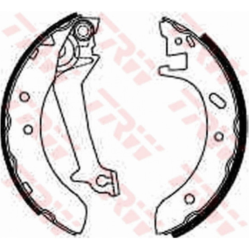 TRW GS8537 Brake Shoe Set Rear for