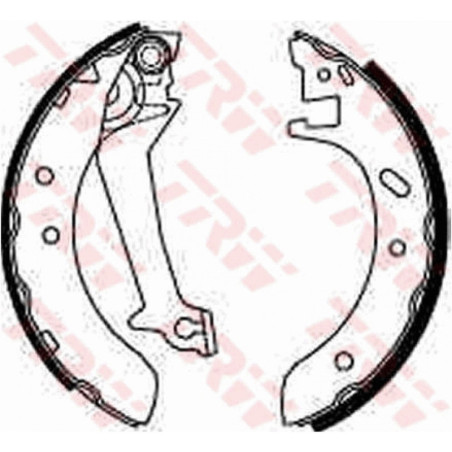 TRW GS8537 Brake Shoe Set Rear for