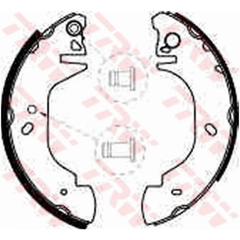 TRW GS8539 Bremsbackensatz für