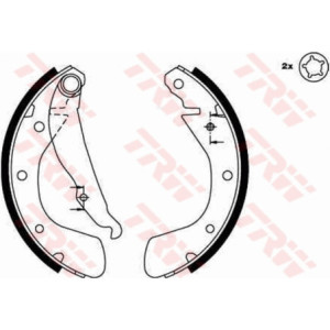 TRW GS8542 Brake Shoe Set Rear for