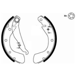 TRW GS8542 Juego de zapatas de frenos para