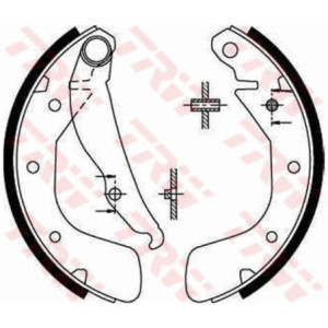 TRW GS8543 Brake Shoe Set Rear for