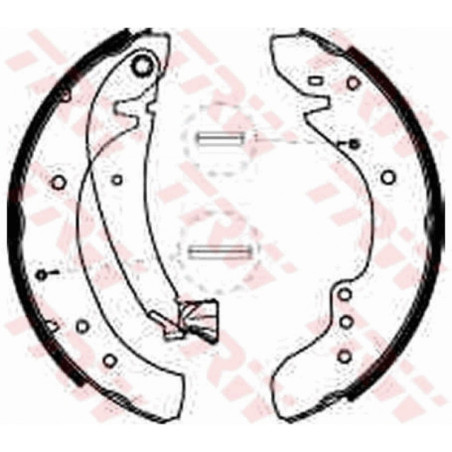 TRW GS8545 Brake Shoe Set Rear for
