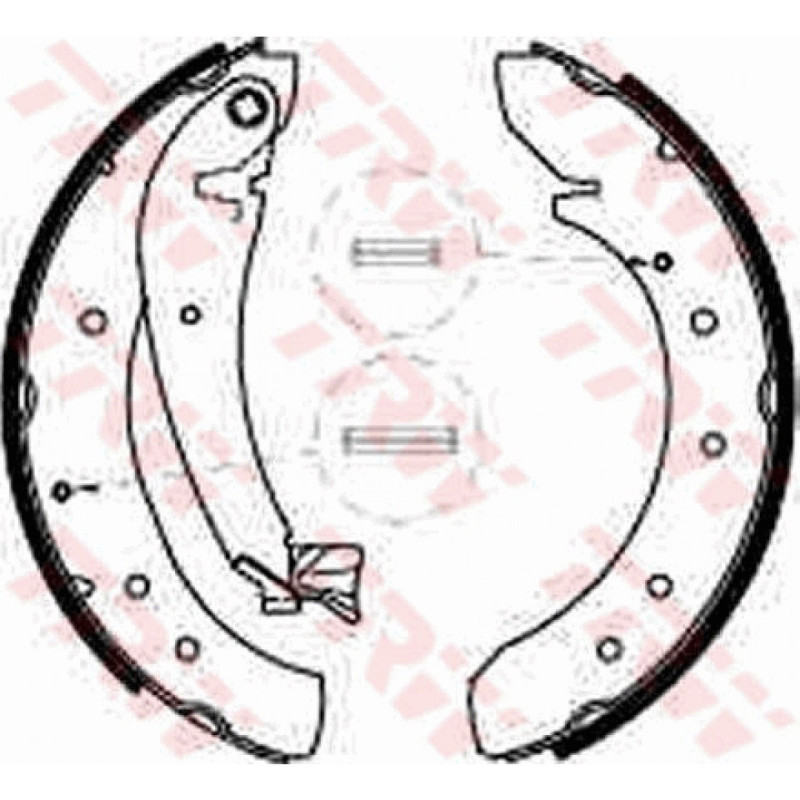 TRW GS8546 Kit ganasce freno per
