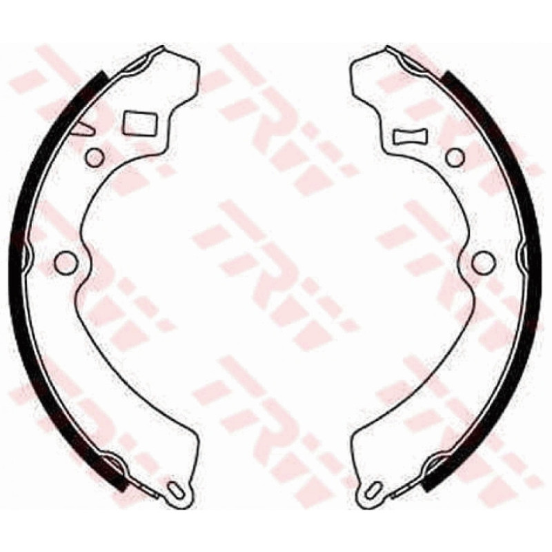 TRW GS8548 Bremsbackensatz für