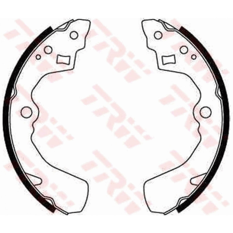 TRW GS8549 Brake Shoe Set Rear for
