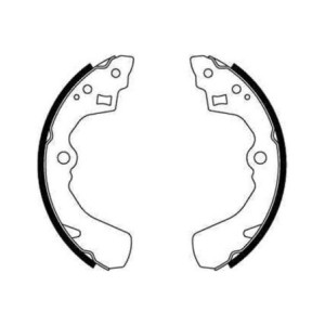 TRW GS8549 Brake Shoe Set Rear for