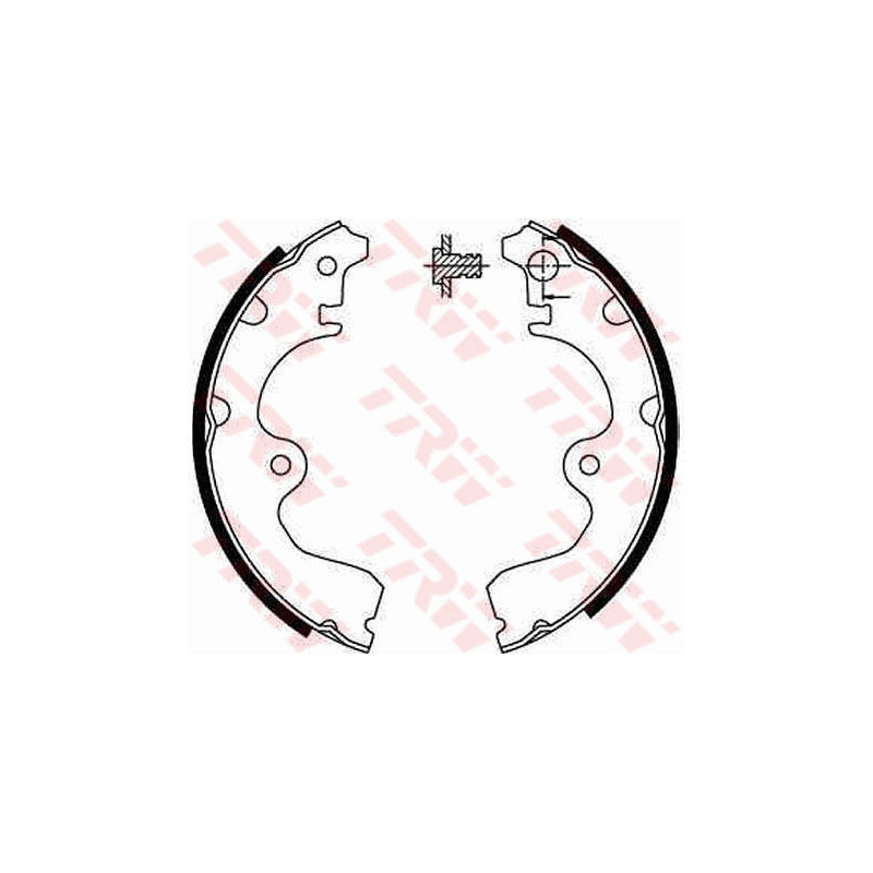 TRW GS8554 Brake Shoe Set Rear for