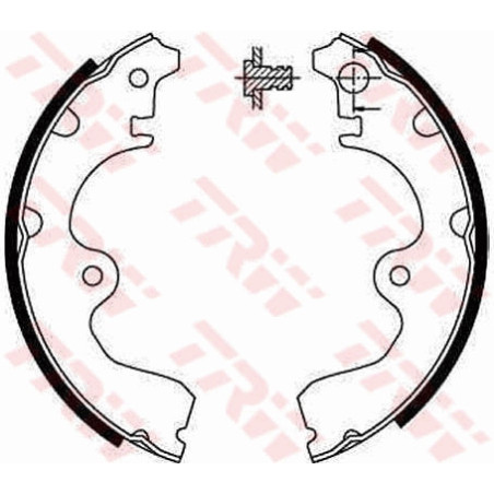 TRW GS8554 Brake Shoe Set Rear for
