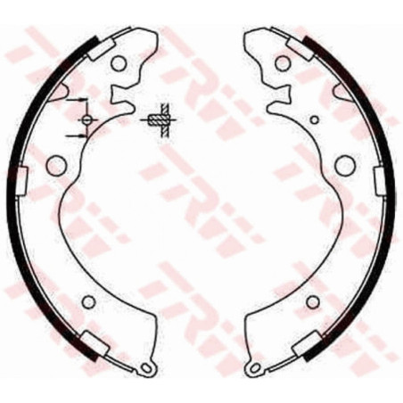 TRW GS8559 Brake Shoe Set Rear for