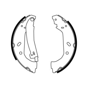 TRW GS8563 Brake Shoe Set Rear for