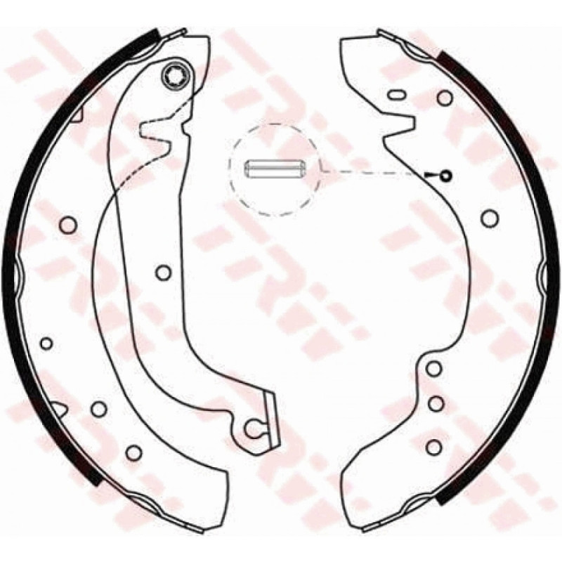 TRW GS8565 Kit ganasce freno per