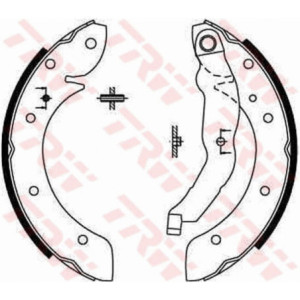 TRW GS8567 Bremsbackensatz für