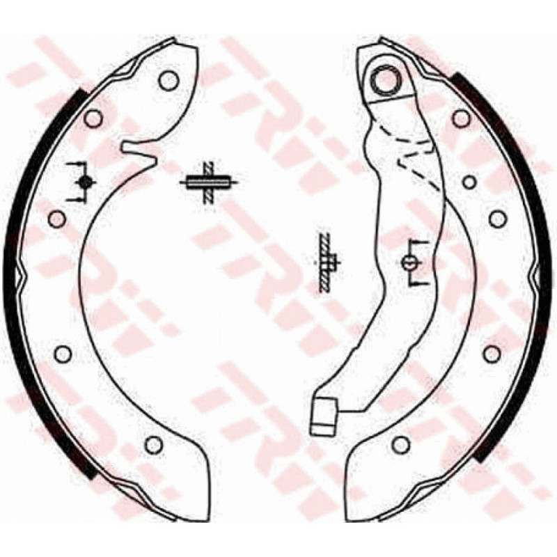 TRW GS8567 Bremsbackensatz für