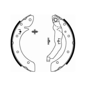TRW GS8567 Jeu de mâchoires de frein pour