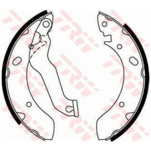 TRW GS8569 Brake Shoe Set Rear for