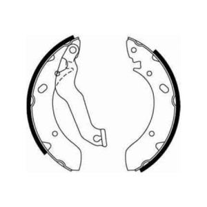 TRW GS8569 Kit ganasce freno per