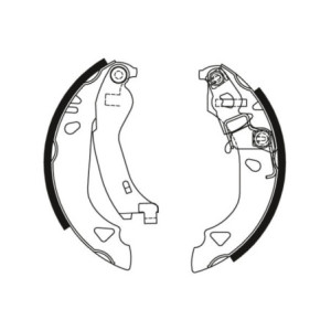 TRW GS8570 Kit ganasce freno per