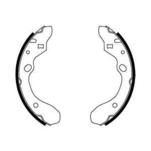 TRW GS8582 Bremsbackensatz für